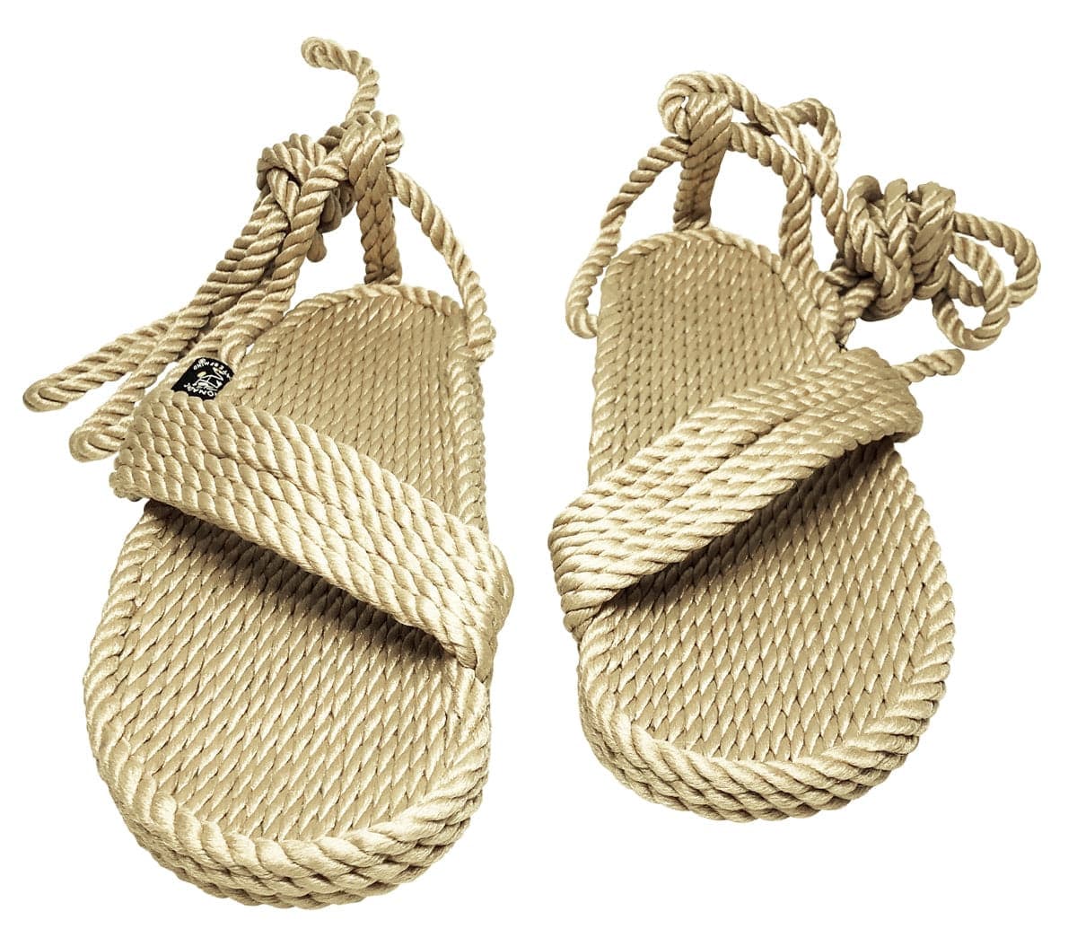 Bondi Camel handmade rope sandals by Nomadic State of Mind, view 2