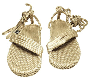 Bondi Camel handmade rope sandals by Nomadic State of Mind, view 2