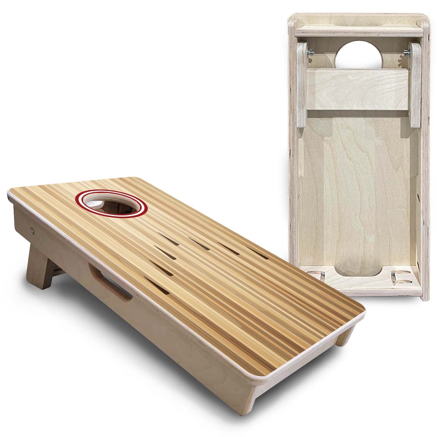 Bowling No Logo - Mini Cornhole Board Set (12" x 24") with 8 Mini Bags by Cornhole Solutions, Southern home decor detail photo 6