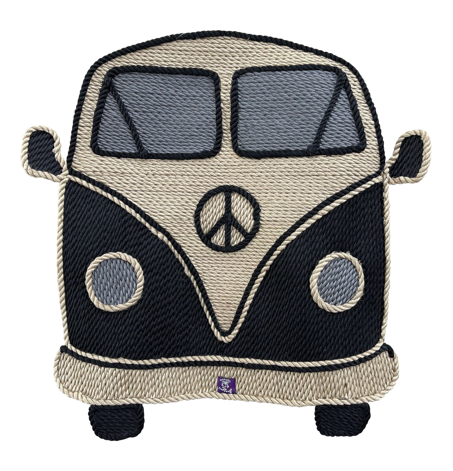 VW Bus Rope Art handcrafted rope art by Nomadic State of Mind, view 4