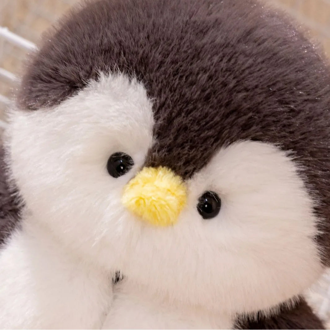 Fuzzy Penguin Plush Slippers — Cute Soft Furry Indoor House Shoes by The Mississippi Mermaid Mercantile - view 9