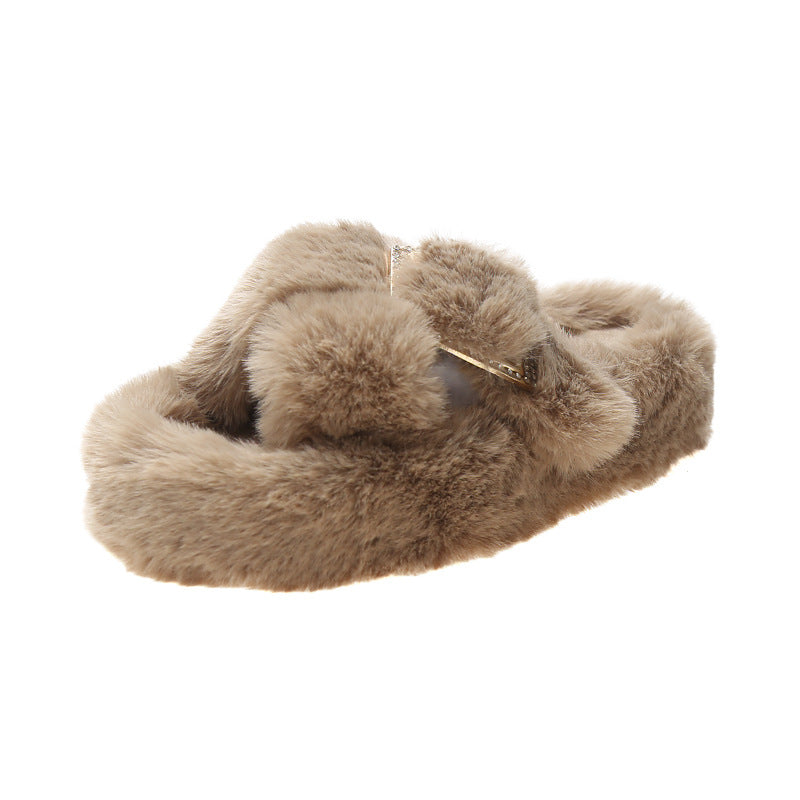 Opened Toed Extra Fluffy Slippers by The Mississippi Mermaid Mercantile - view 30