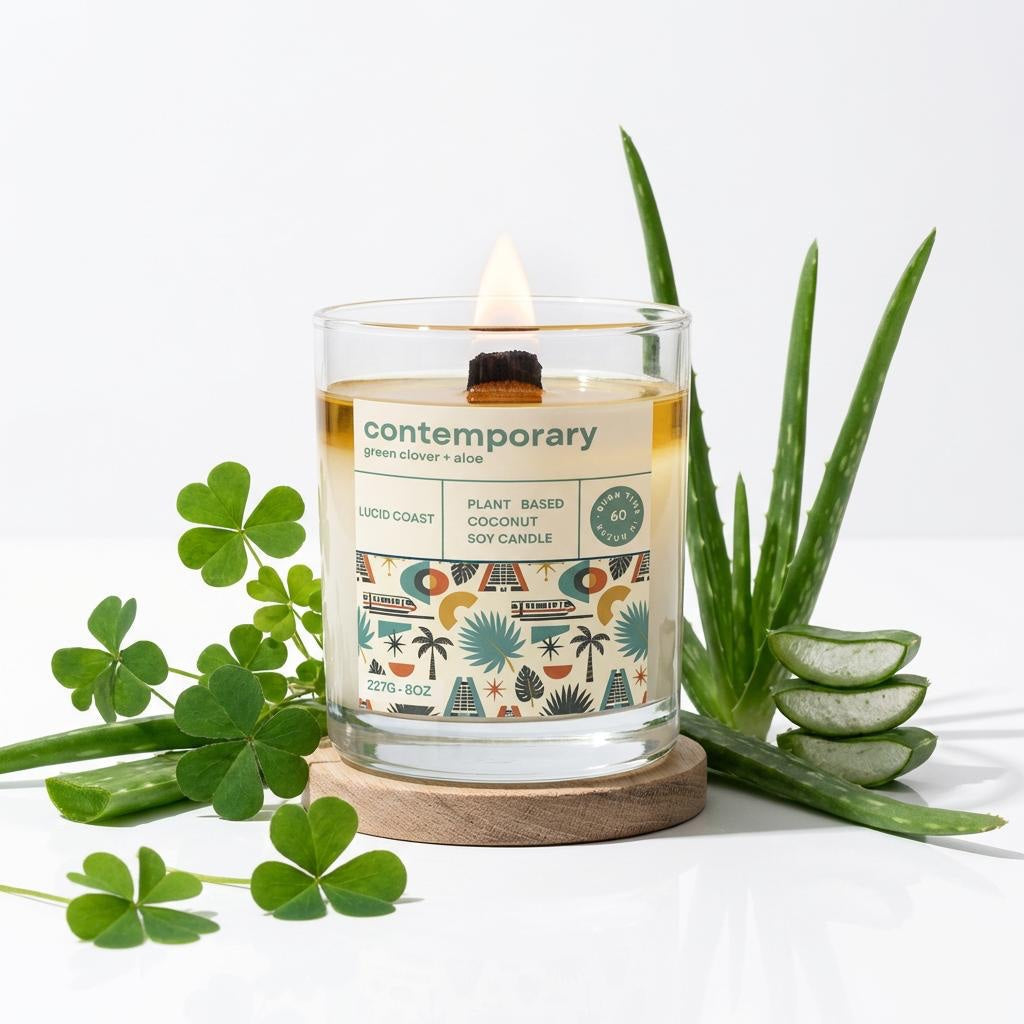 Contemporary Candle by Lucid Coast Co. product image 1