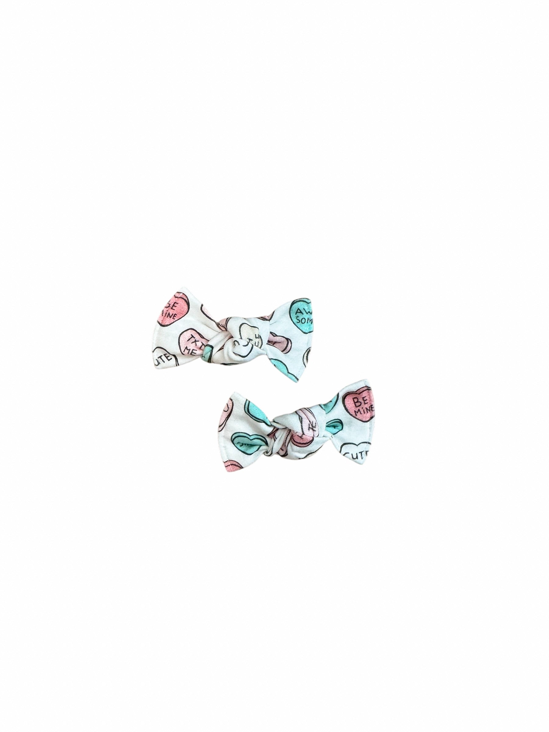 Candy Hearts Knot Bow by Boosh Baby image 1