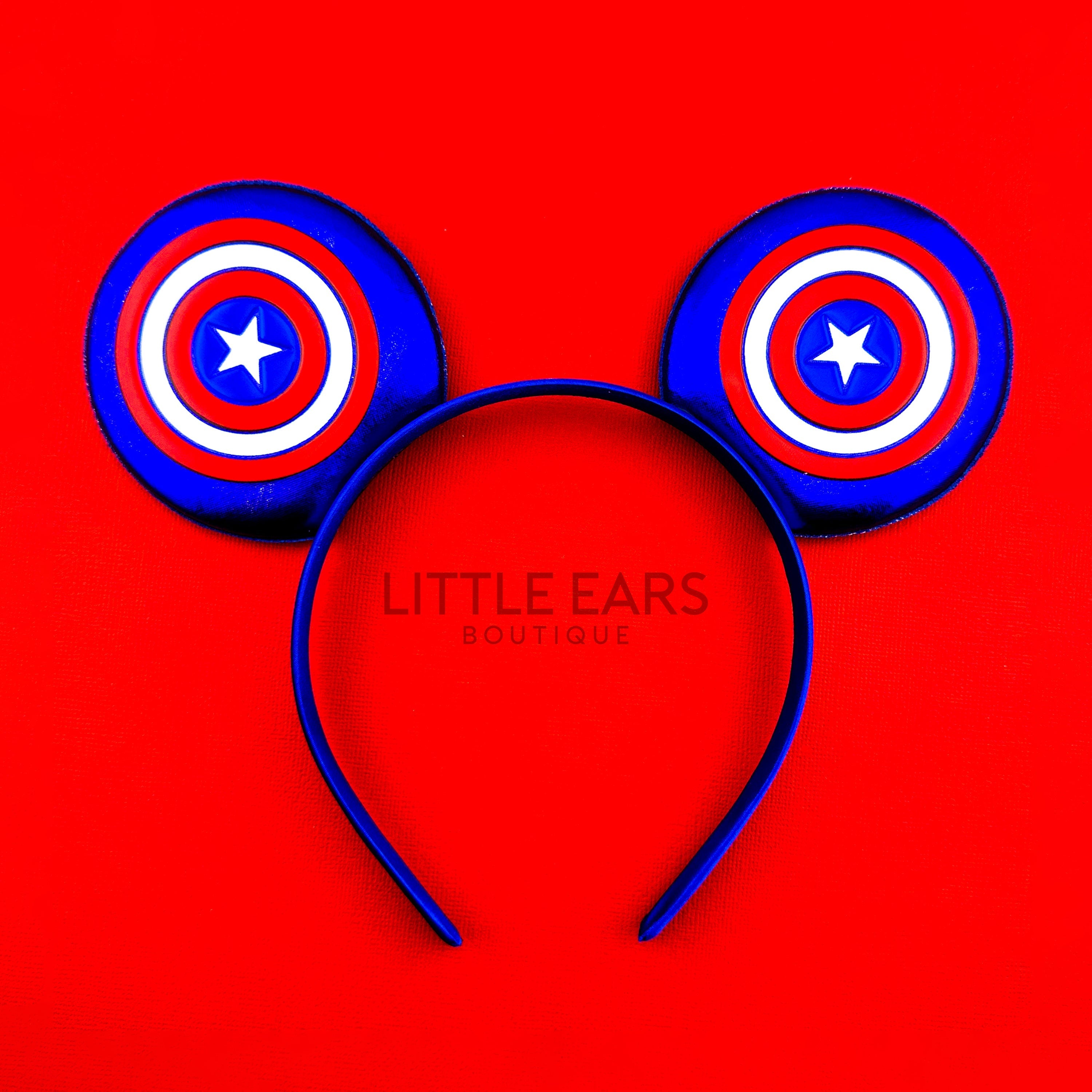 Captain inspired handmade theme park ears by Little Ears Boutique