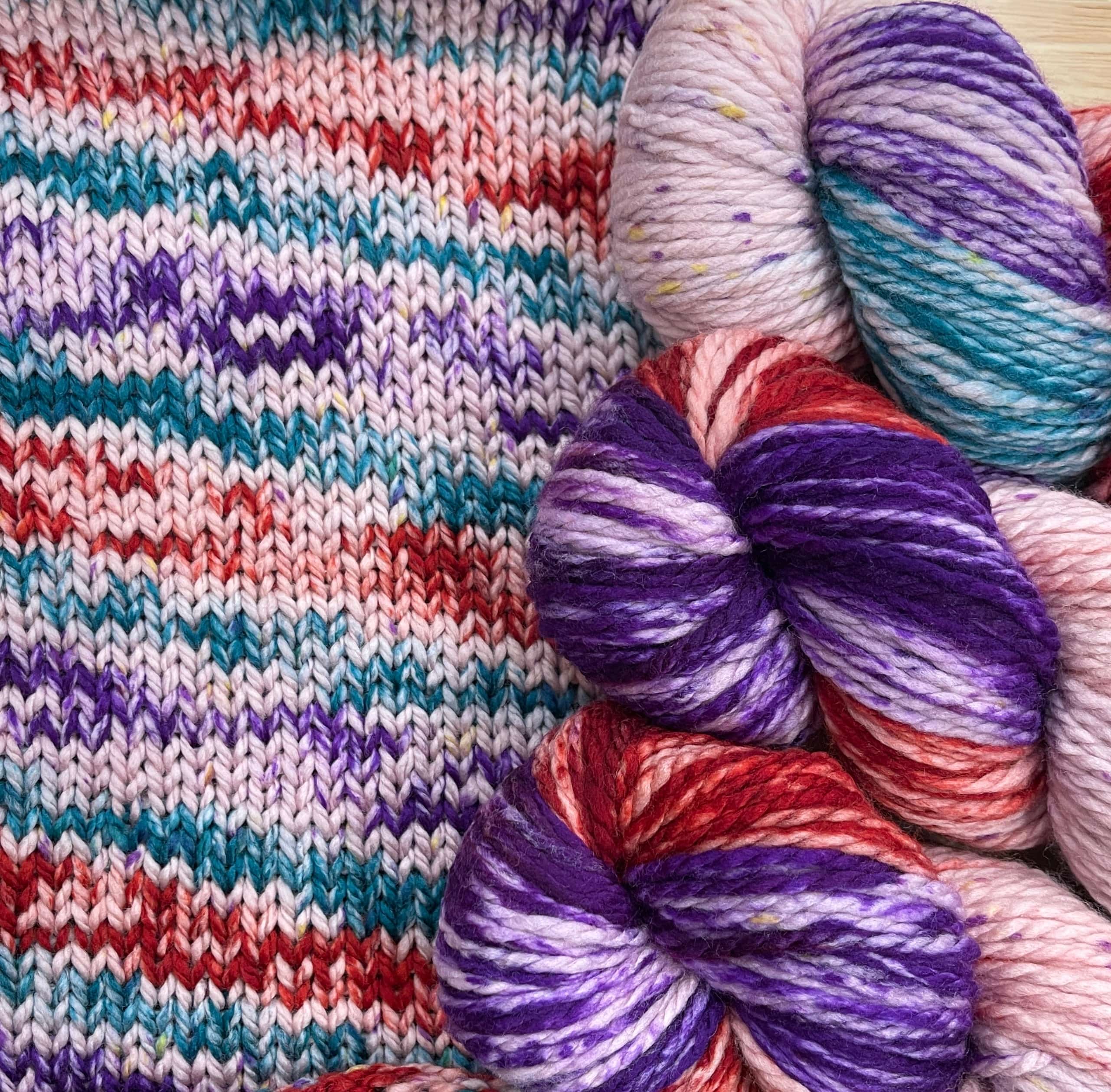 Cascade 128 Superwash detail view 2 by Mountaintop Yarn