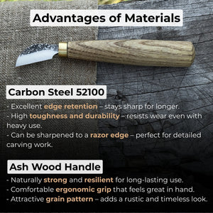 Chip Carving Knife, blade 3 cm (1.2 inches)