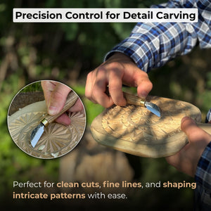 Chip Carving Knife, blade 3 cm (1.2 inches)