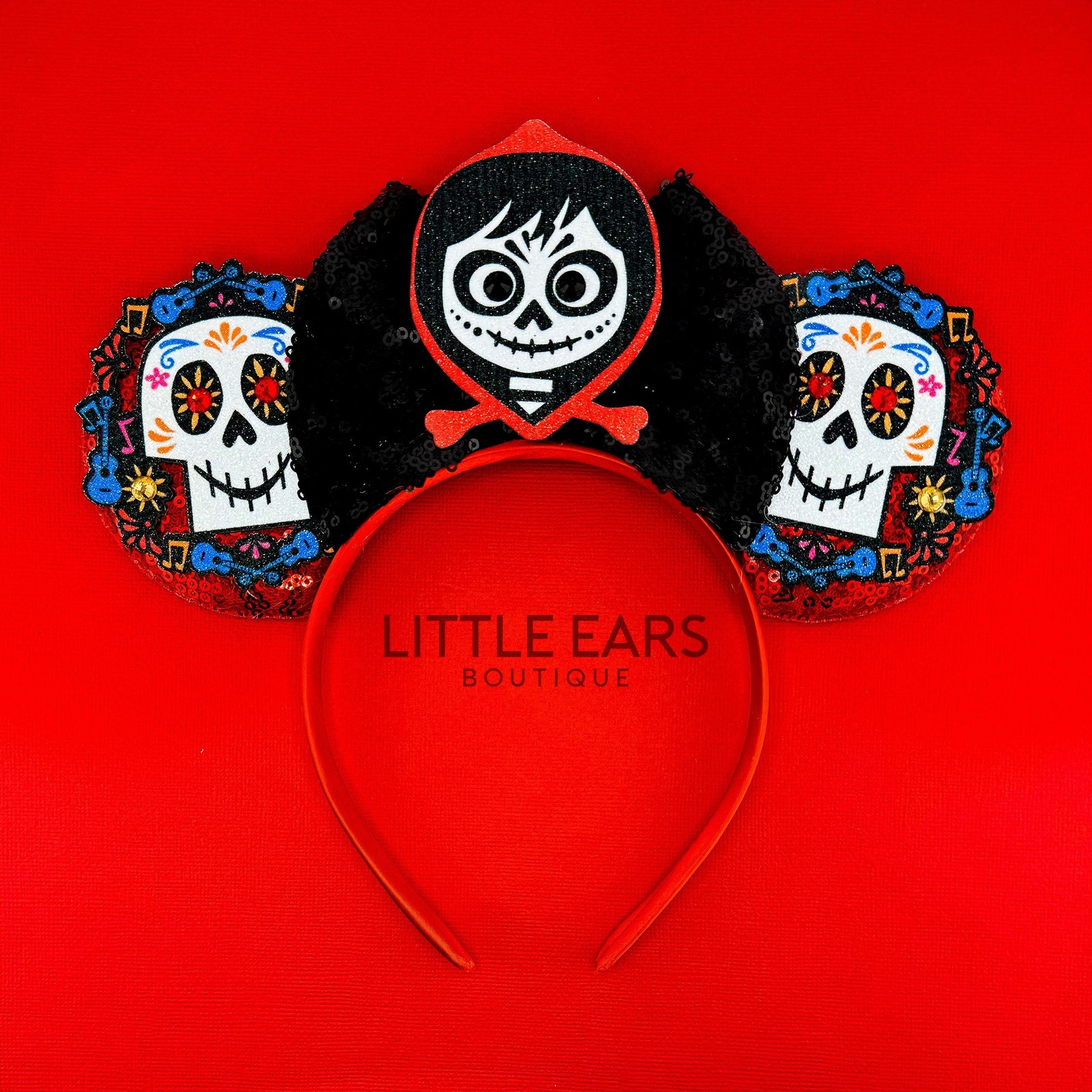 Vibrant Skulls Ears by Little Ears Boutique, headbands main product photo
