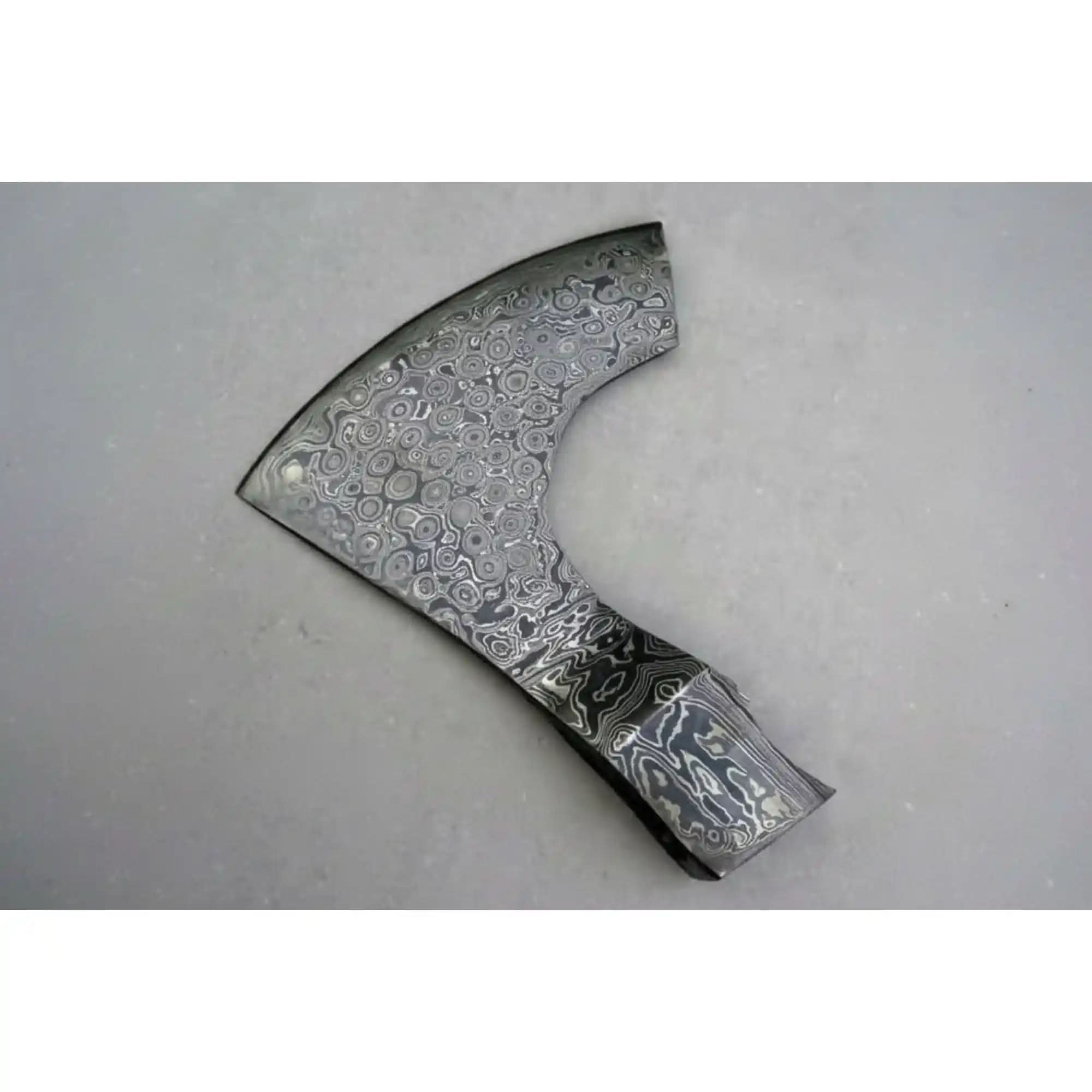 Handmade Viking Bearded Axe Head Blank - Pattern Welded Steel | JW SteelCrafts by JW SteelCrafts, Southern lifestyle apparel main product photo