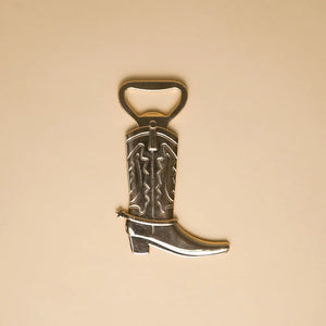 Cowboy boot bottle opener - gold by gold + ivy, accessories main product photo