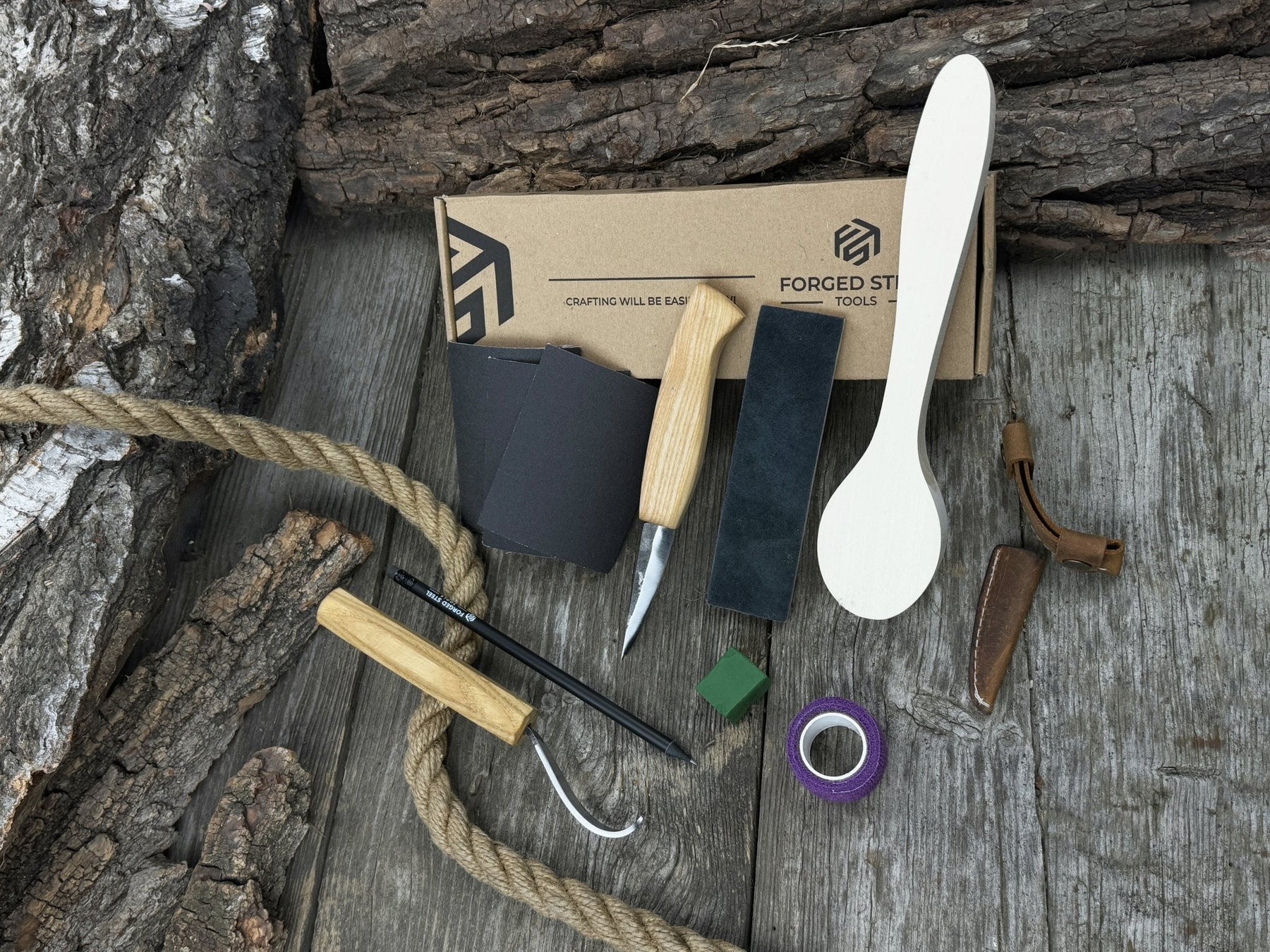 Craft Your Own Wooden Spoon – All-in-One Whittling Kit