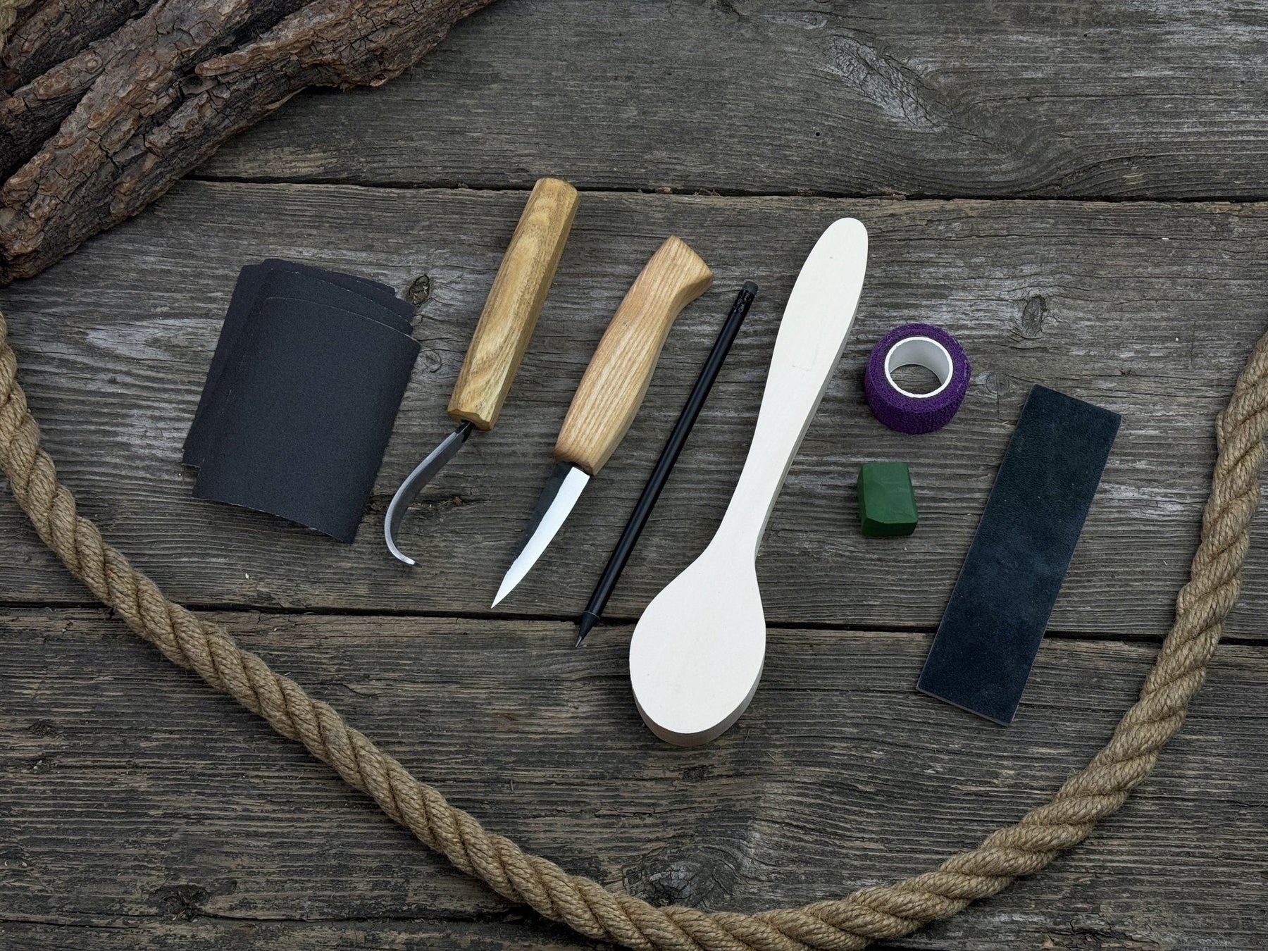 Craft Your Own Wooden Spoon – All-in-One Whittling Kit