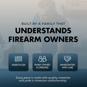 Hidden Gun Safe Picture Frame - Handcrafted Gun Concealment Furniture - Quick Access Picture Frame Safe with Magnetic Lock for Discreet & Secure Gun Storage