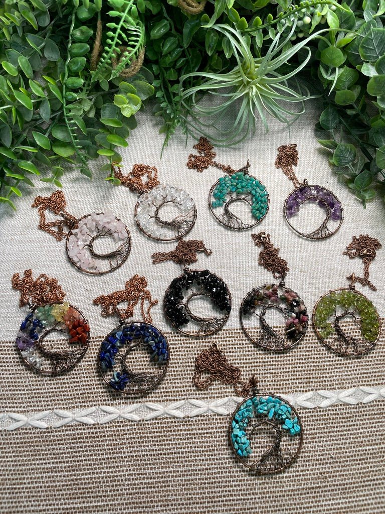 Crystal Tree of Life Necklace