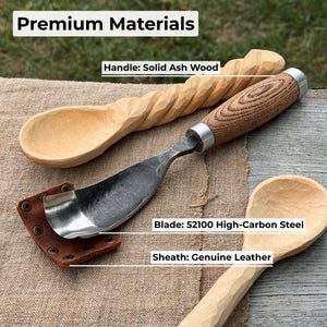 Curved Bowl Gouge, 10 - 45 mm (0.4 - 1.8 inches)