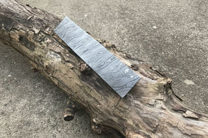 Custom Handmade Damascus Steel 10” Blank Billet- Blade For Knife Making DE-46