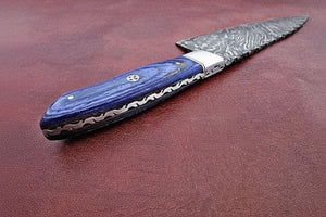 Custom Handmade Damascus Steel Full Tang  Chef Knife / Vegetable Knife  / Kitchen Knife DK-0130