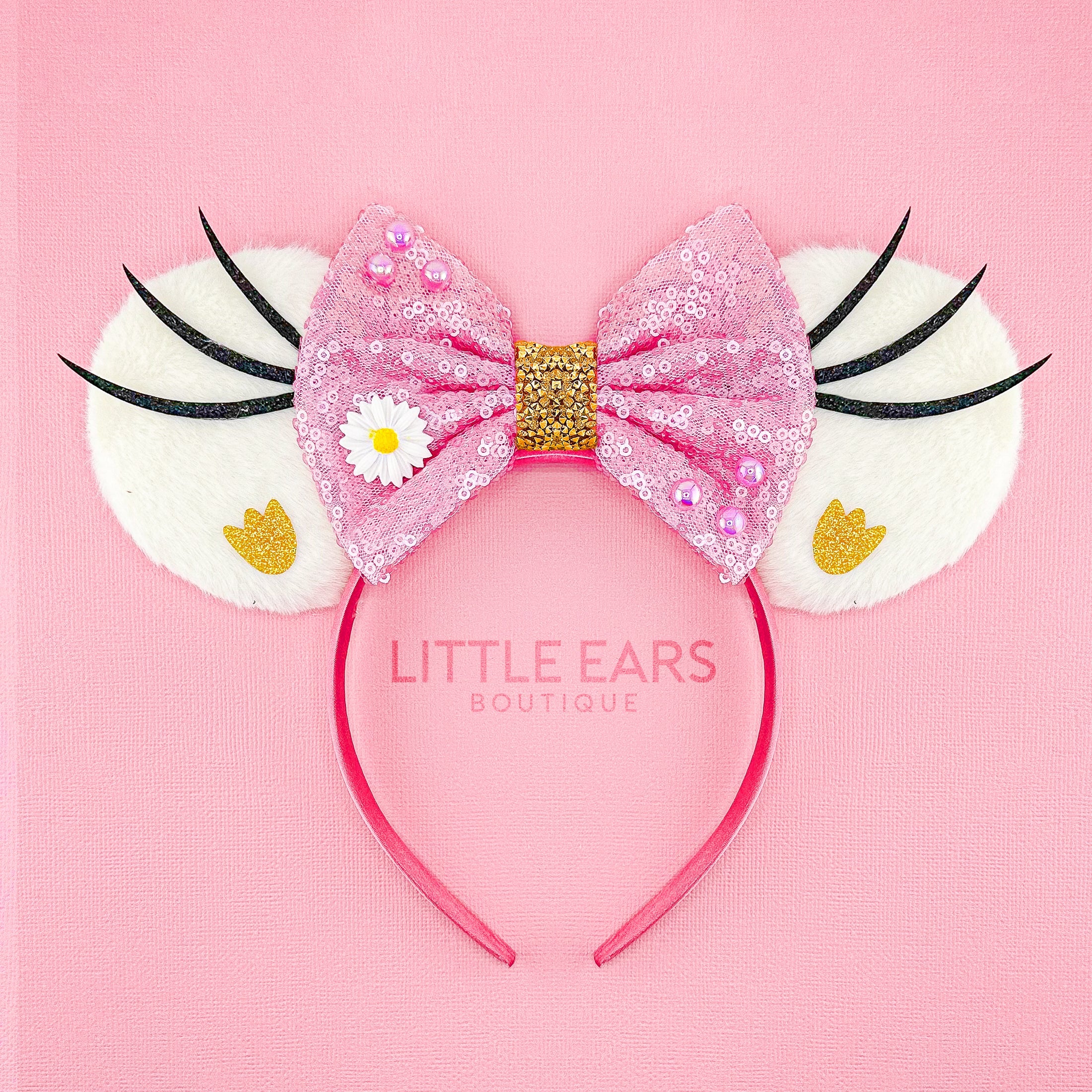 Daisy Mickey Ears handmade character headband by Little Ears Boutique