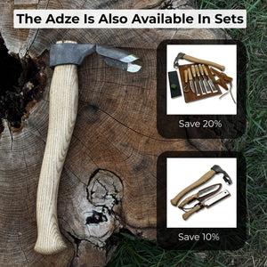 Deep Curved Bowl Adze, 5 cm (1.97 inches)
