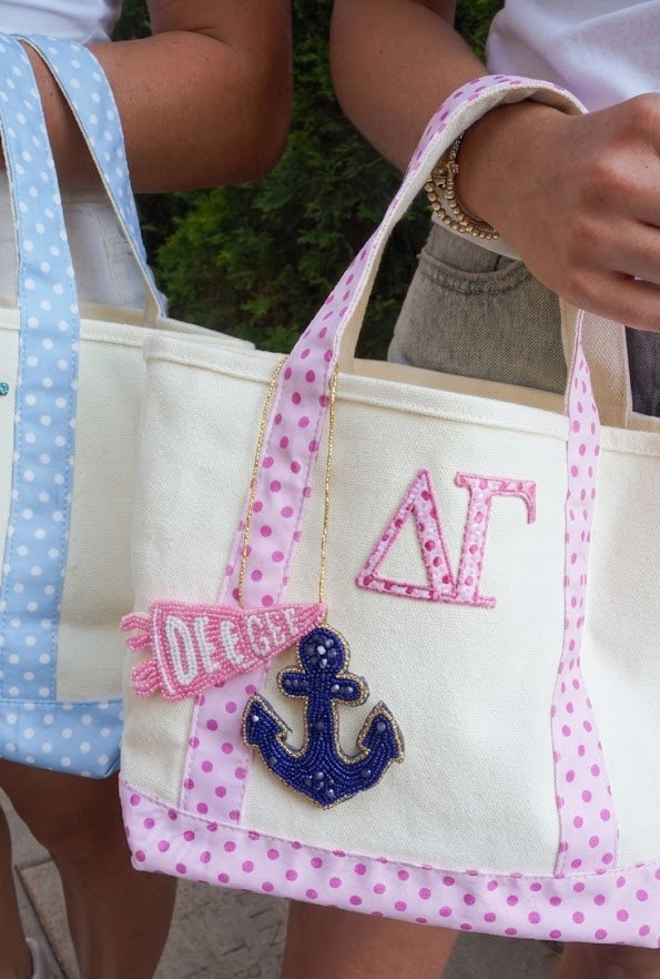 Sorority Greek Beaded Bag Charms by KenzKustomz product view 10