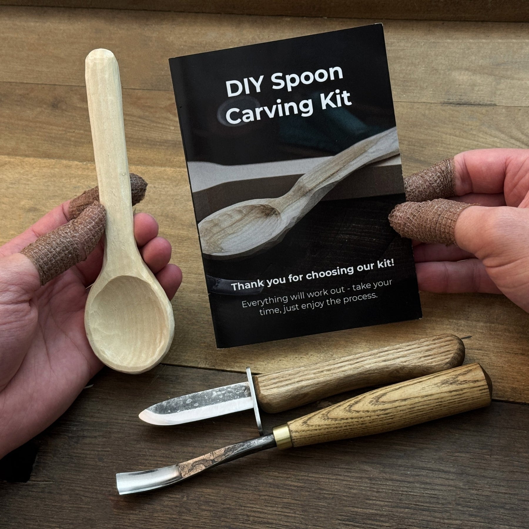 DIY 2-Piece Spoon Carving Kit for Beginners