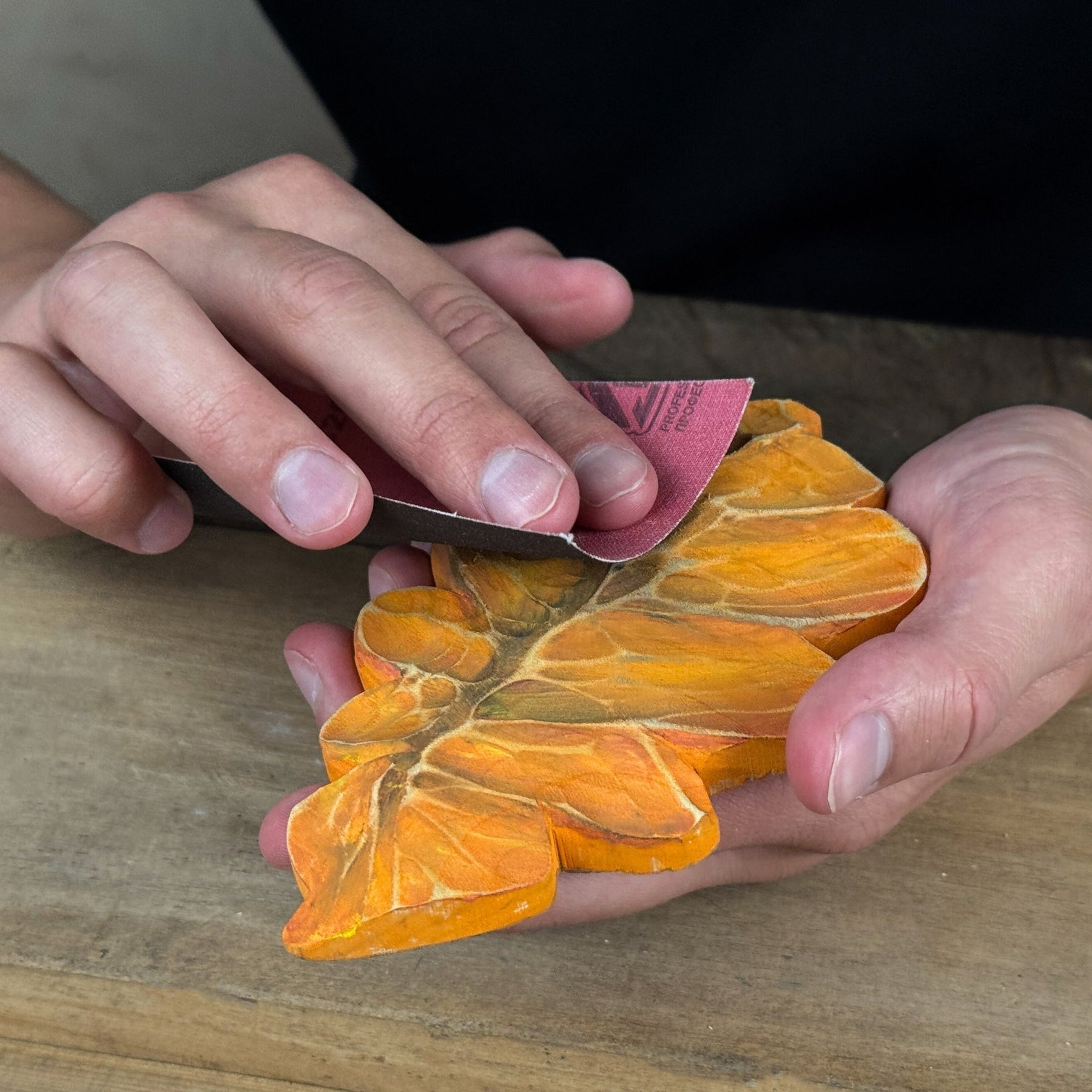 DIY Oak Leaf Carving and Painting Kit