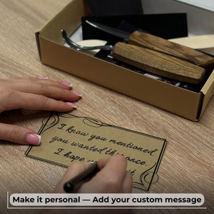DIY Wood Carving Kit – Spoon Making Set for Beginners