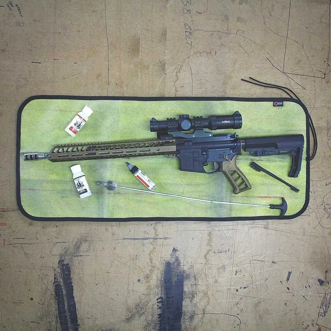 Drop Zone Mat - Premium - Firehose Edition by Recycled Firefighter, handmade leather goods detail photo 30