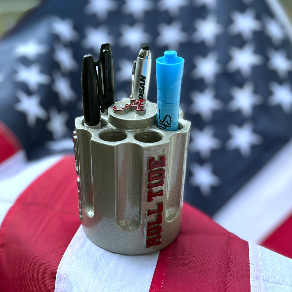 Alabama Crimson Tide GATLING GUN Pen Holder
