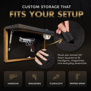 Hidden Gun Cabinet Put On The Full Armor Of God, Secure Concealed Ephesians 6:10 Gun Safe by Bellewood Designs by Bellewood Designs, Southern home decor detail photo 5