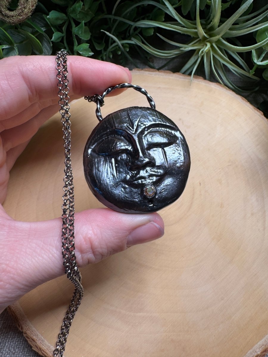 Evelyn- Rhinestone Goddess Necklace