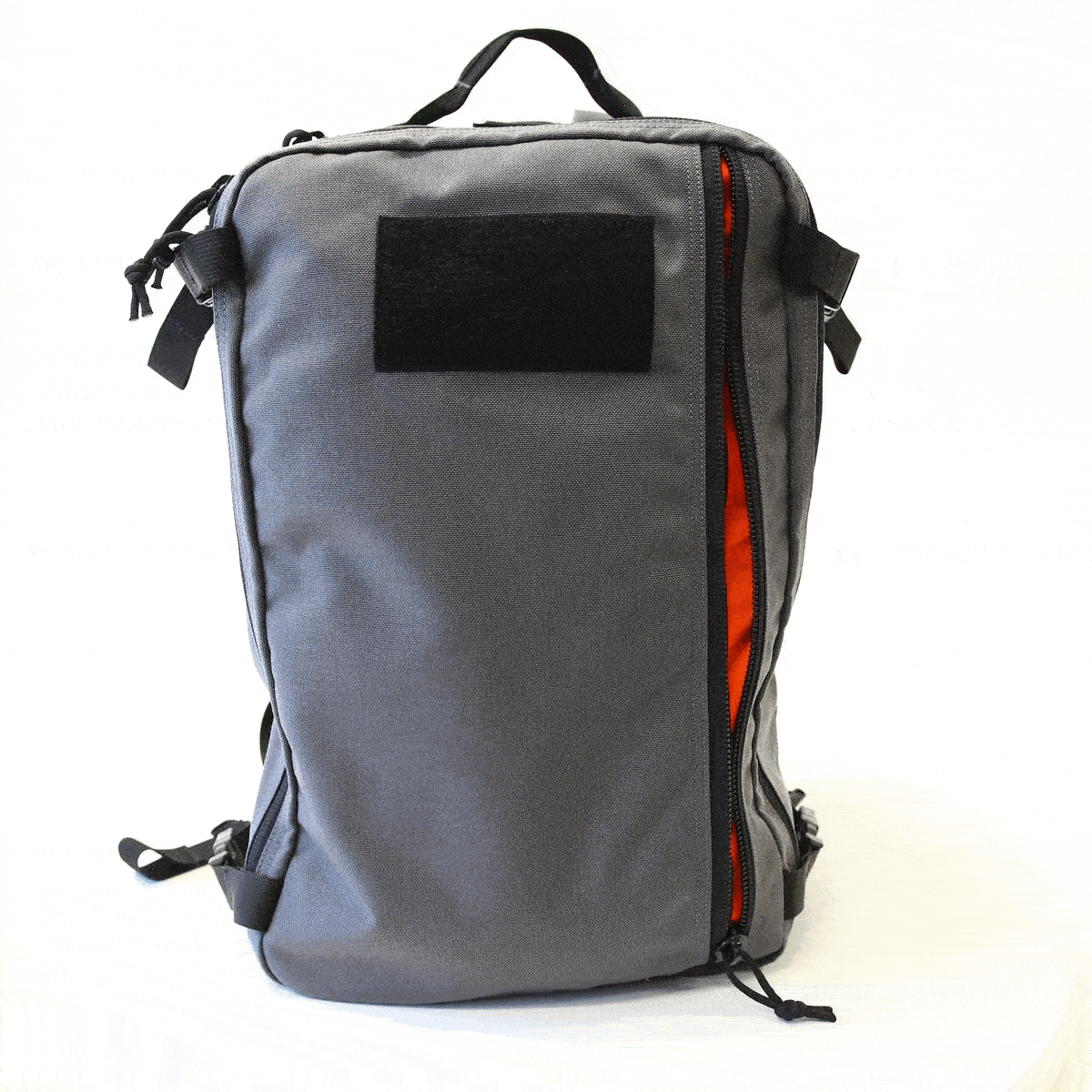24 Hour PLUS Backpack by Recycled Firefighter, handmade leather goods detail photo 3