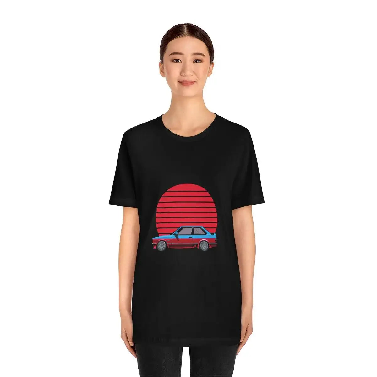 vintage style e30 2 door tshirt