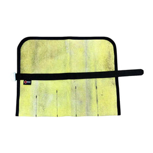 Fire Hose Tool Roll by Recycled Firefighter, handmade leather goods detail photo 15