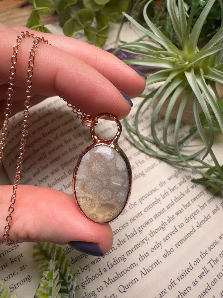 Fossilized Coral Necklace