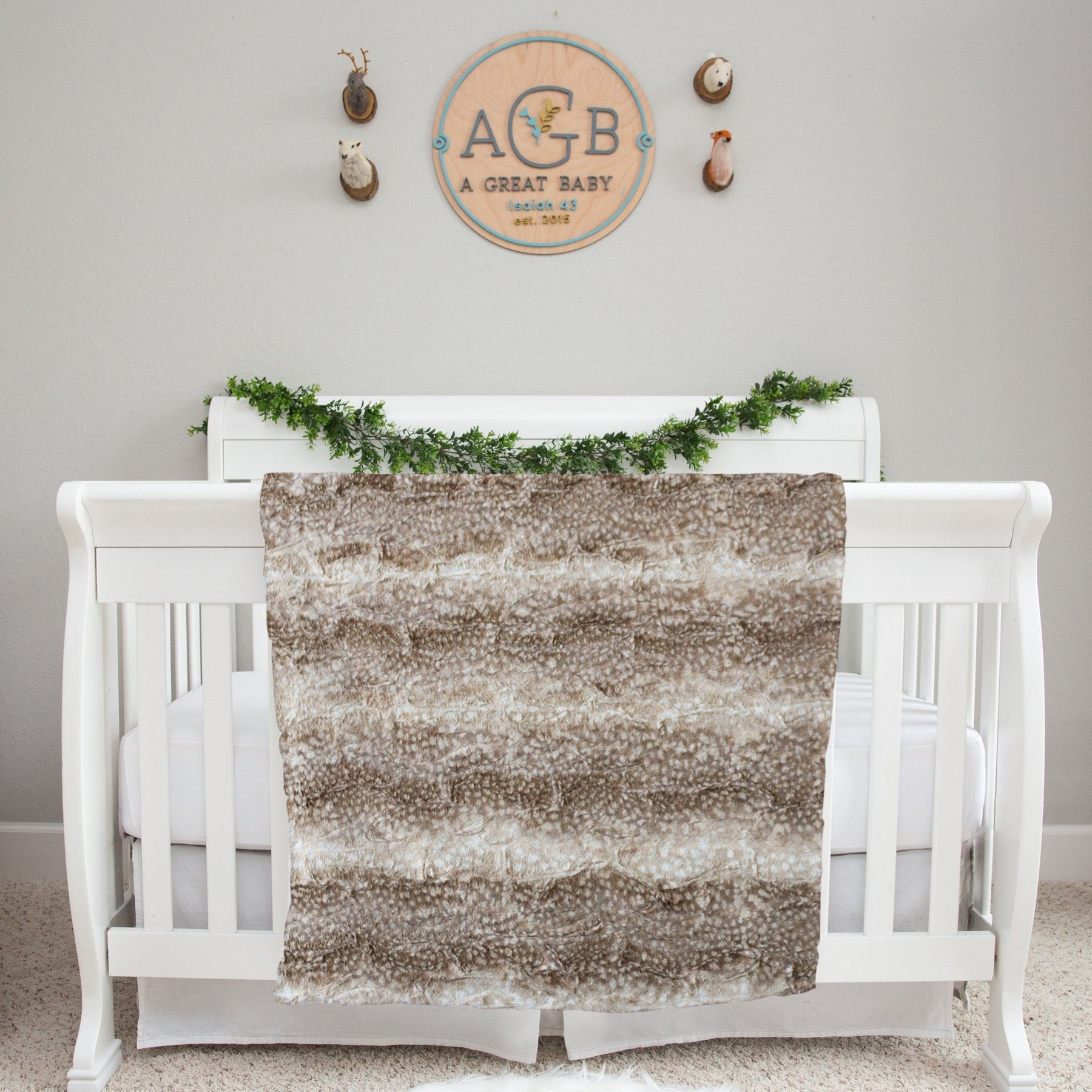 Friendly Farm Personalized Minky Baby Blanket by AGreatBaby — view 3 of 4