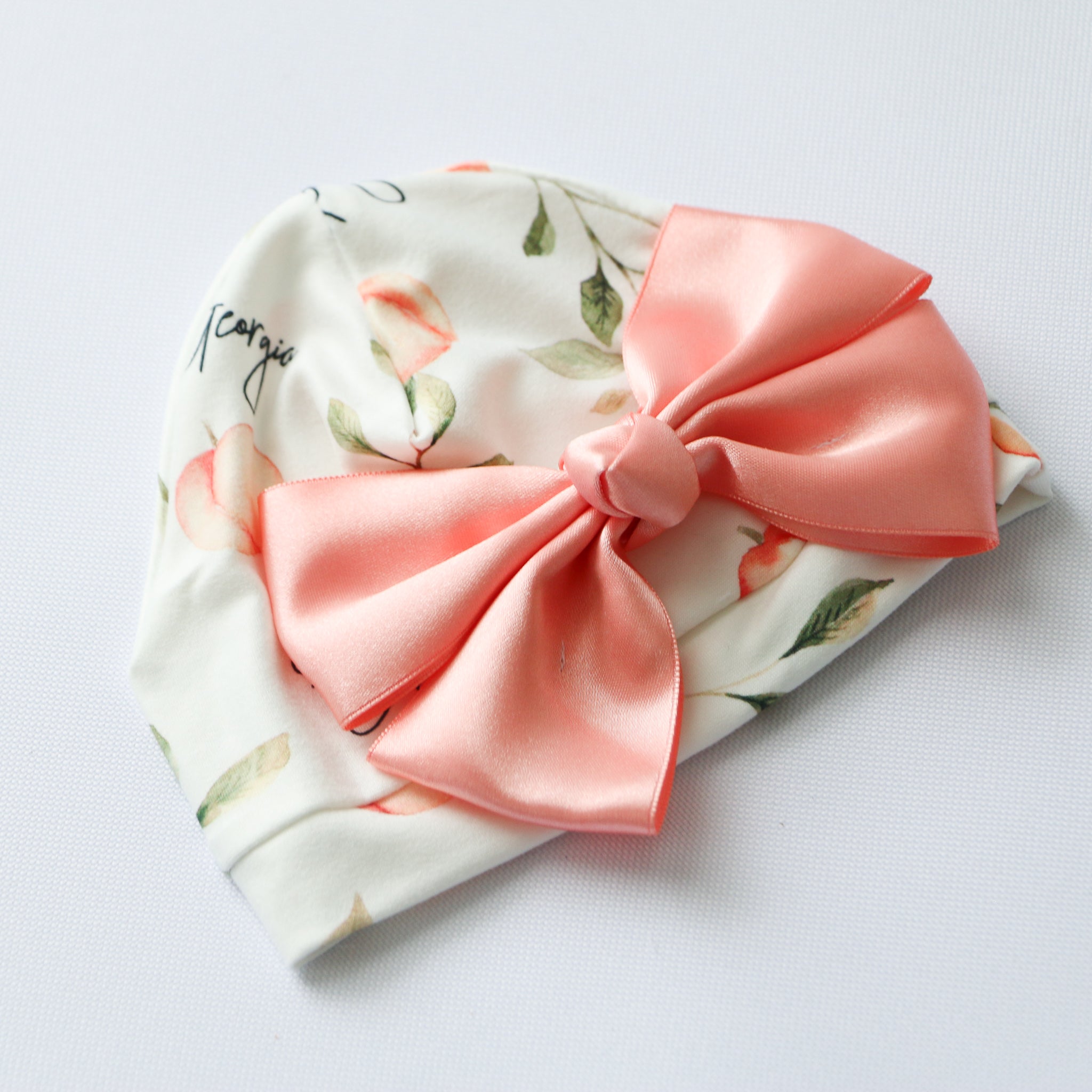 Georgia Peach Personalized Baby Hat or Headband by AGreatBaby — view 1 of 4