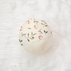Georgia Peach Personalized Baby Hat or Headband by AGreatBaby — view 4 of 4