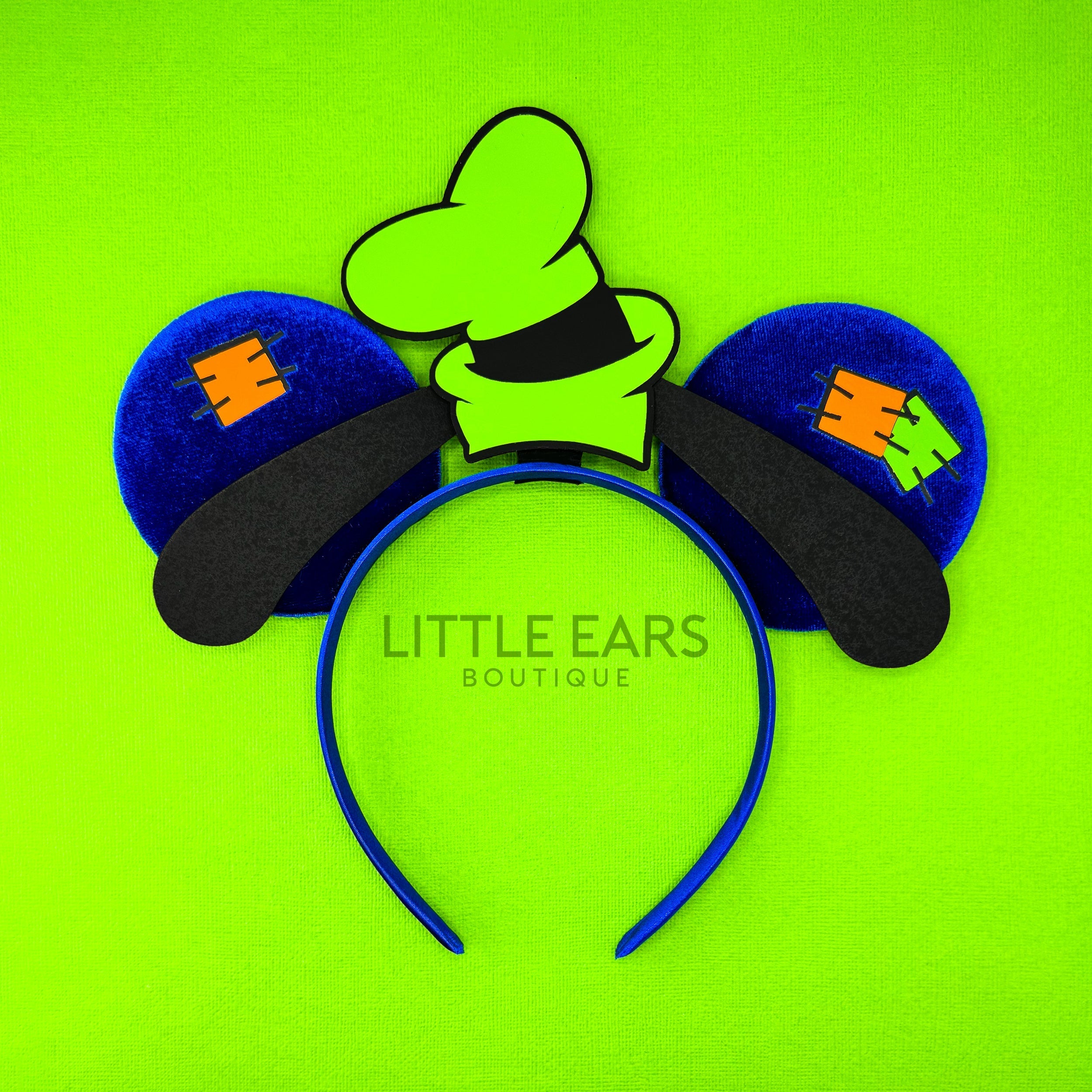 Goof inspired handmade theme park ears by Little Ears Boutique