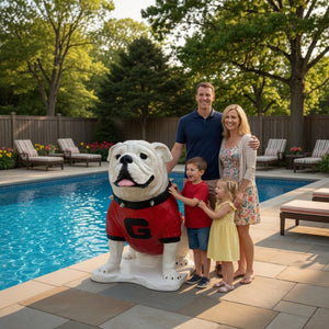4 Foot Georgia Bulldogs UGA Mascot Statue alternate view 5