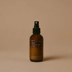 Grove room spray by gold + ivy, scented candle detail photo 3