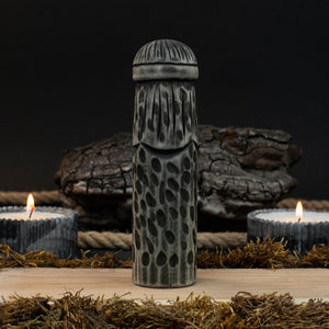 Hand-Carved Thor Figurine – 14 cm (5.7 inches) Wooden Scandinavian God Statue