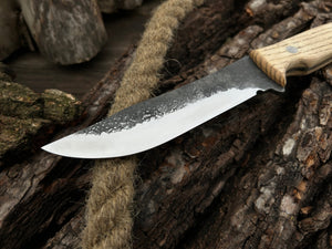 Hand-Forged Bushcraft Knife, 12 cm (4.72 inches)