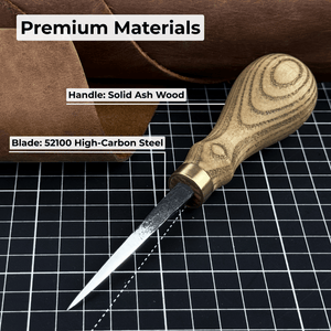 Hand-Forged Leather Awl