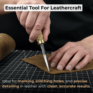 Hand-Forged Leather Awl