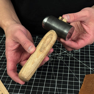 Hand-Forged Leather Hammer, 500 g (17.6 oz)