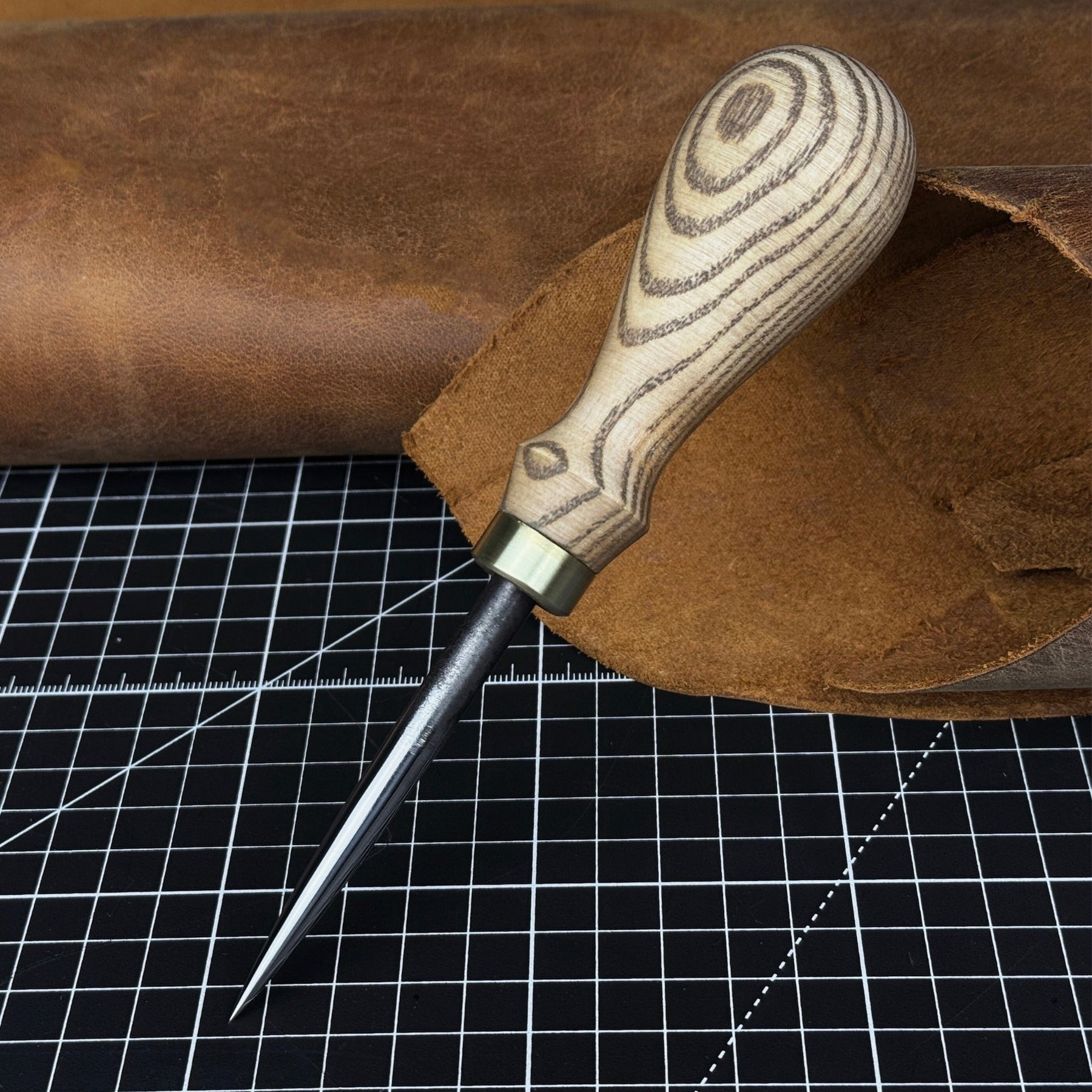 Hand-Forged Leatherworking Awl