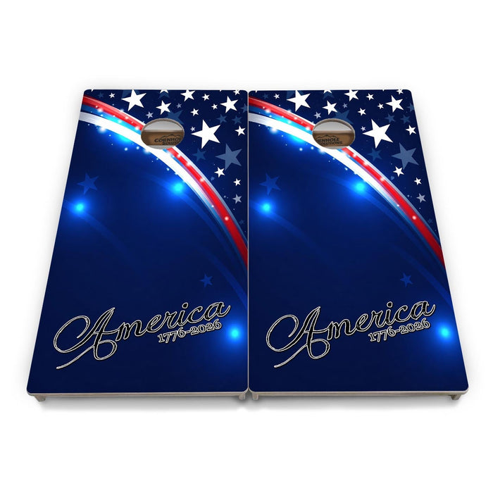 America 1776-2026 Cornhole Boards - Professional Tournament Series "Limited Edition"