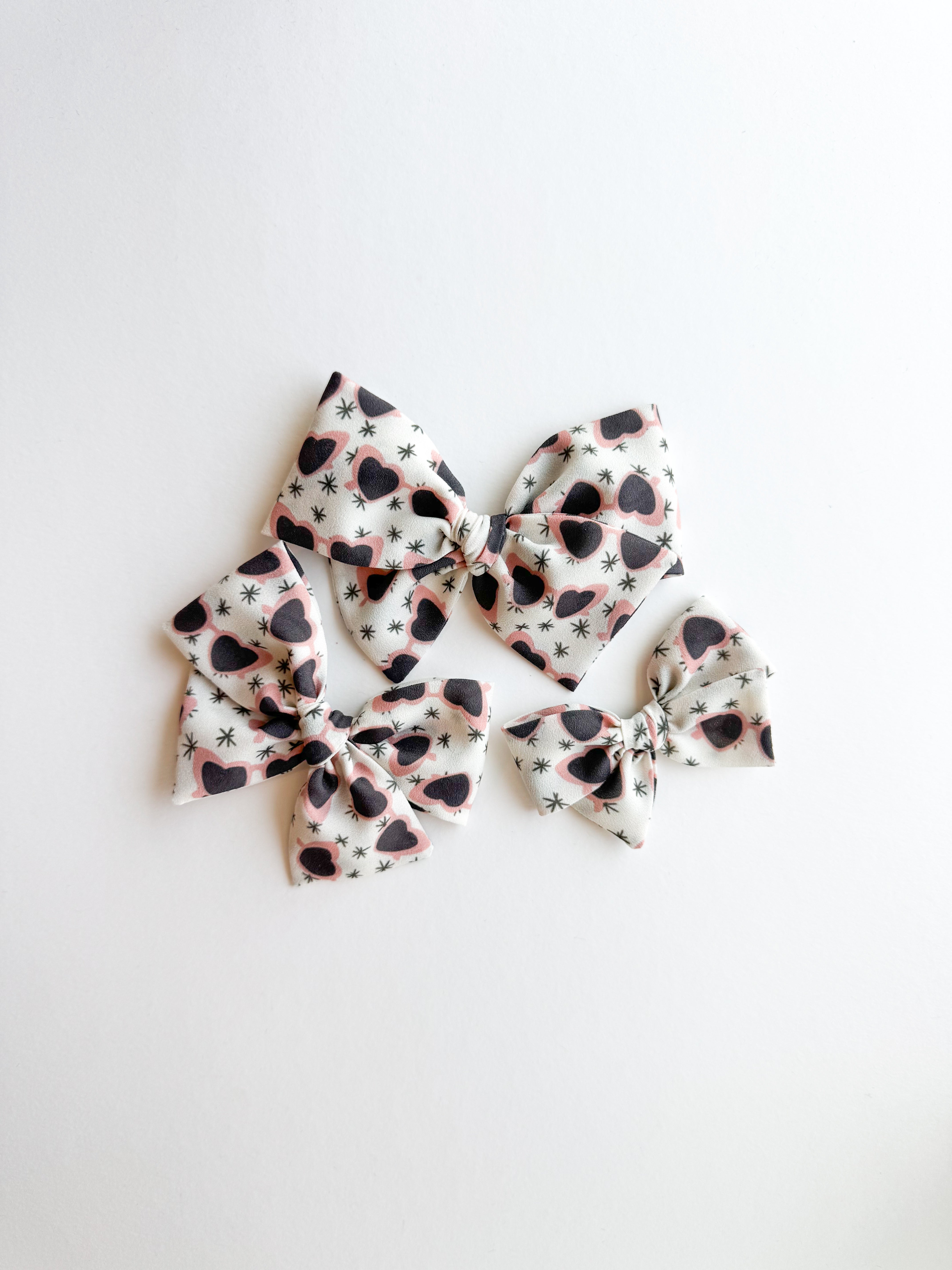 Heart Sunnies Pinwheel Bow by Boosh Baby image 2
